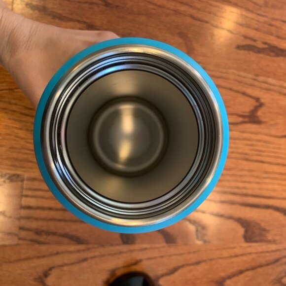 YETI 36 ounce oz. Water Bottle Rambler | Teal | Chug Cap - Picture 5 of 6